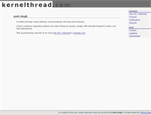 Tablet Screenshot of kernelthread.com